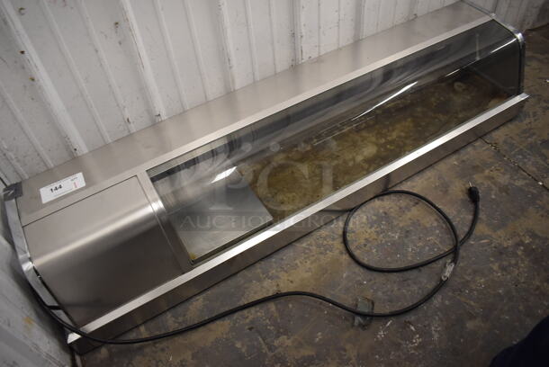 Turbo Air SAK-60L Stainless Steel Commercial Countertop Refrigerated Sushi Display Case Merchandiser. 120 Volts, 1 Phase. 60x14x12. Tested and Working! - Image 3 of 5