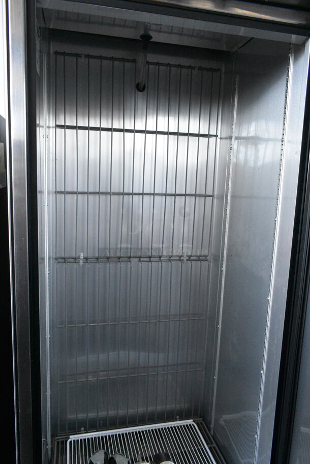 2016 True T-19F Stainless Steel Commercial Single Door Reach In Freezer w/ Poly Coated Racks and Commercial Casters. 115 Volts, 1 Phase. Cannot Test - Unit Trips Breaker - Image 2 of 5