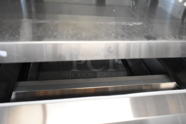 BRAND NEW SCRATCH AND DENT! 2023 Avantco 178CBE72HC Stainless Steel Commercial 4 Drawer Chef Base on Commercial Casters. 115 Volts, 1 Phase. Tested and Working! - Image 8 of 9