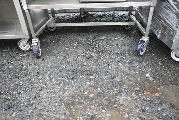 Stainless Steel Commercial Table w/ Under Shelf and Drawer on Commercial Casters.  - Image 2 of 5