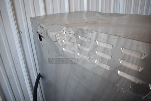 2019 Alto Shaam VMC H4H Stainless Steel Commercial Electric Powered Half-Size Vector H Multi Cook Oven on Stand. See Pictures For Side Dent and Crack in Screen. 208-240 Volts, 3 Phase. - Image 10 of 10