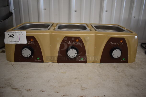 Martellato MC100110V Countertop 3 Well Chocolate Melter. 110 Volts, 1 Phase. 23x11x6. Tested and Working! - Image 3 of 7