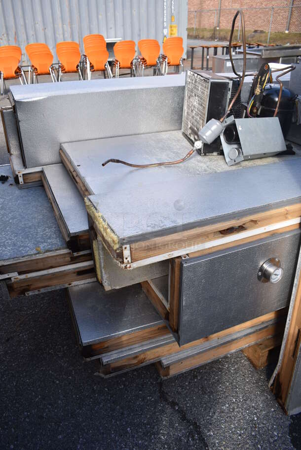 6'x8'x6' Walk In Cooler Box w/ Copeland RRT81C1E-PFA-959 Compressor and Bohn ADT065A Condenser. Does Not Have Floor. 115 Volts, 1 Phase - Image 3 of 7
