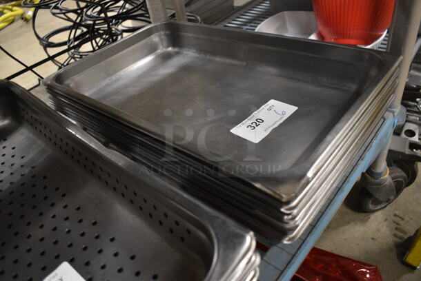 6 Stainless Steel Full Size Drop In Bins. 1/1x2.5. 6 Times Your Bid! - Image 2 of 3