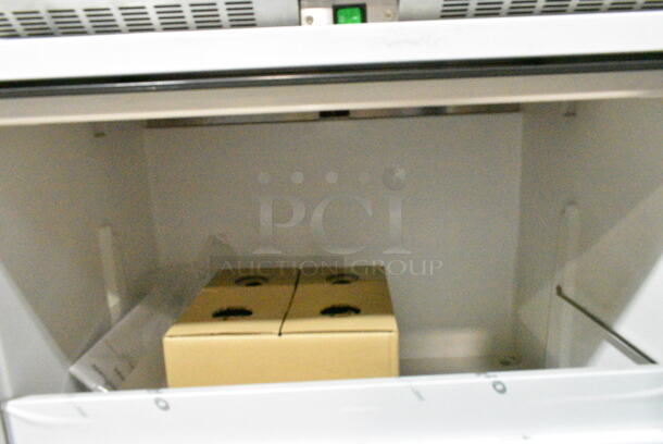 BRAND NEW! 2015 Manitowoc RF0385A Stainless Steel Commercial Self Contained Ice Machine. 115 Volts, 1 Phase.  - Image 4 of 7
