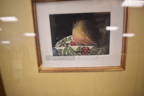 2 Framed Pictures of Flower and Coconut. 14x2x15, 17.5x1x21. 2 Times Your Bid! - Image 3 of 9