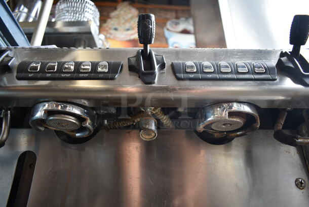 Caffe d'antore Stainless Steel Commercial Countertop 2 Group Espresso Machine w/ 2 Steam Wands. 208 Volts, 1 Phase. - Image 6 of 12