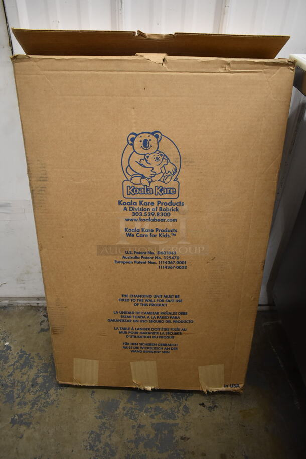 BRAND NEW IN BOX! Koala Kare KB200-00 Gray Poly Wall Mount Diaper Changing Station. - Image 2 of 7