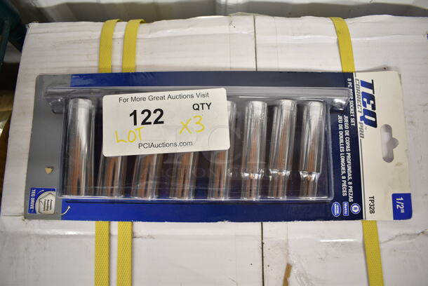 3 BRAND NEW! Items; TEQ Ratchet, TEQ Socket and TEQ 8 Piece Socket Set. 3 Times Your Bid! - Image 6 of 8