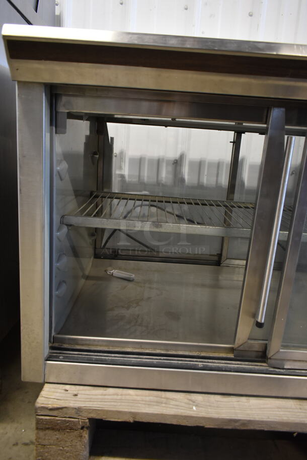 Randell 40048 Stainless Steel Commercial 2 Door Cooler Merchandiser. 115 Volts, 1 Phase. Cannot Test Due To Cut Power Cord - Image 4 of 6