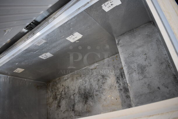 Galaxy Chest Freezer on Custom Cart w/ Commercial Casters. 61x29x39.5. Tested and Working! - Image 3 of 5