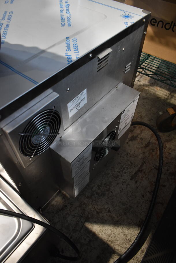 BRAND NEW SCRATCH AND DENT! 2018 Bakers Pride E300 Stainless Steel Commercial Countertop Electric Powered Rapid Cook Microwave Oven. 208/240 Volts.  - Image 5 of 6