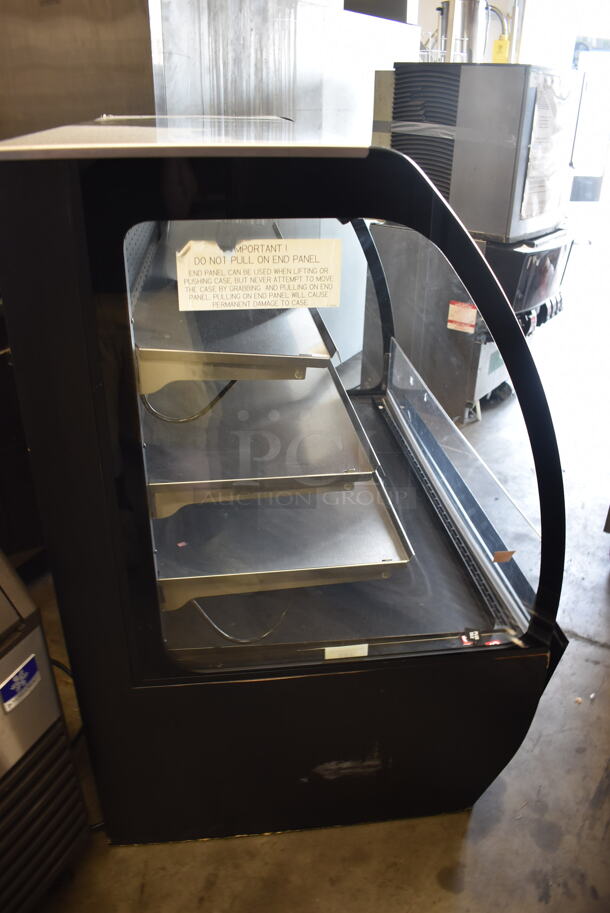 Federal SSRPF5052 Commercial Black Open Air Merchandiser Cooler With Steel Shelves. 208-240V, 1 Phase.  - Image 2 of 5