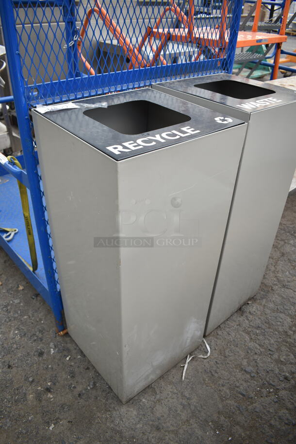 2 Metal Trash Can Shells. 2 Times Your Bid! - Image 2 of 5