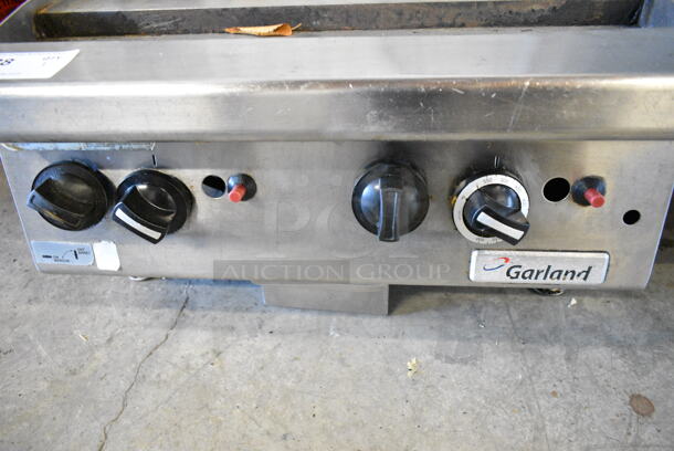 Garland Stainless Steel Commercial Natural Gas Powered Flat Top Griddle.  - Image 3 of 7