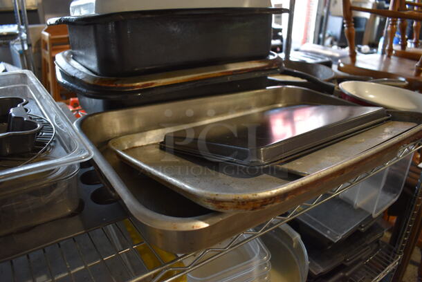ALL ONE MONEY! Tier Lot of Various Items Including Metal Pans and Metal Slow Cooker Inserts - Image 6 of 8