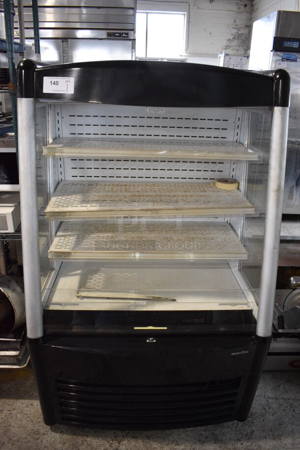Metal Commercial Open Grab N Go Merchandiser. 36x30x59. Tested and Working!
