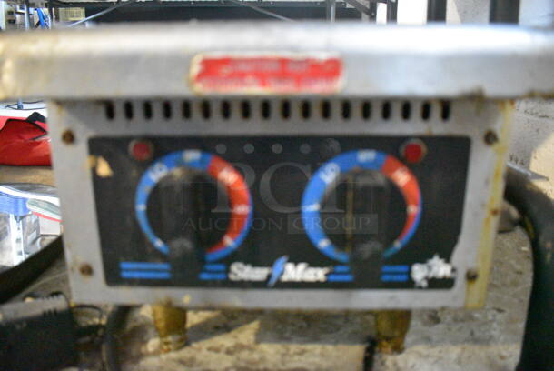 Star Max Stainless Steel Commercial Countertop Electric Powered 2 Burner Range. 208 Volts, 1 Phase. 12x26x12 - Image 3 of 6