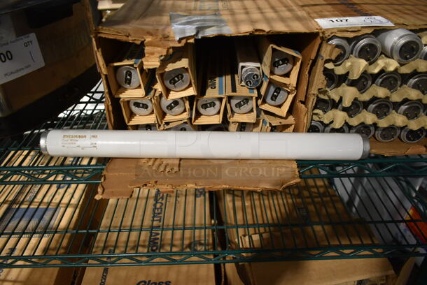 Box of 30 BRAND NEW Sylvania F15T12/CW Fluorescent Tube Lights.  - Image 3 of 4