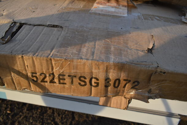 BRAND NEW SCRATCH AND DENT! Steelton 522ETSG3072 30" x 72" 18 Gauge 430 Stainless Steel Work Table with Undershelf - Image 2 of 2