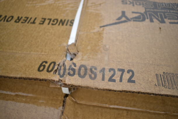 2 BRAND NEW SCRATCH AND DENT! Items Including Regency 600WS1896HD 16 Gauge Stainless Steel 18" x 96" Heavy Duty Wall Shelf and Regency 600SOS1272 600SOS1272. 2 Times Your Bid! May Be Missing Pieces.  - Image 4 of 4