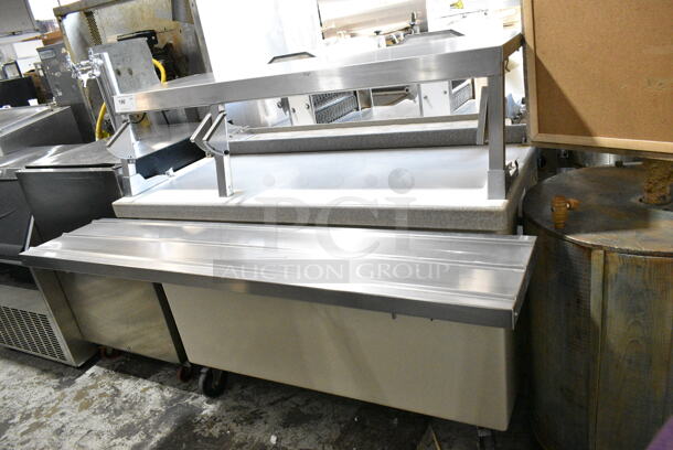 Delfield KC-50-NU Stainless Steel Buffet Station w/ Tray Slide on Commercial Casters. Cannot Test Due To Missing Power Cord - Image 1 of 6