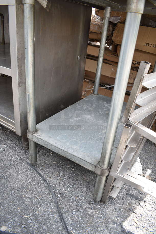 Stainless Steel Table w/ Metal Under Shelf.  - Image 3 of 3