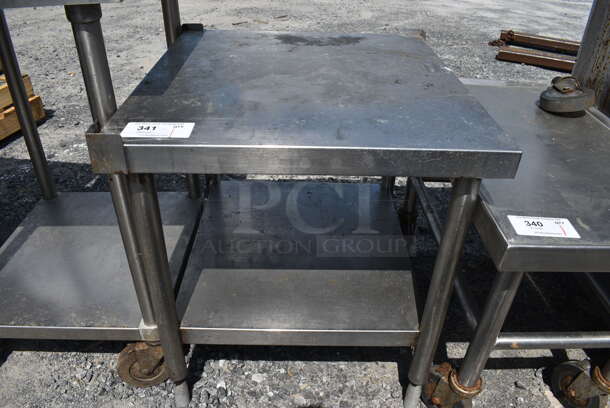 Stainless Steel Commercial Equipment Stand w/ Under Shelf. 24.5x26.5x27