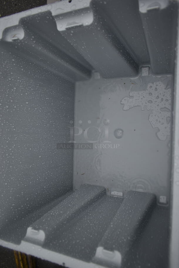 ALL ONE MONEY! Lot of 10 Gray Poly Bins. - Image 2 of 2
