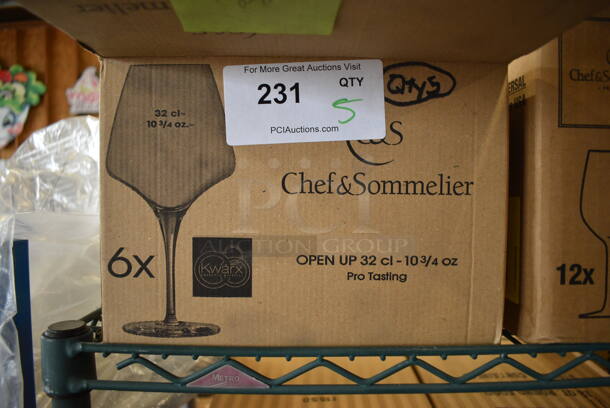 5 BRAND NEW IN BOX! Chef & Sommelier Wine Glasses. 3.5x3.5x7. 5 Times Your Bid! - Image 3 of 3