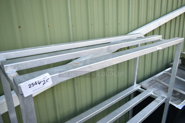 Metal 3 Tier Dunnage Style Shelving Unit.  - Image 3 of 3