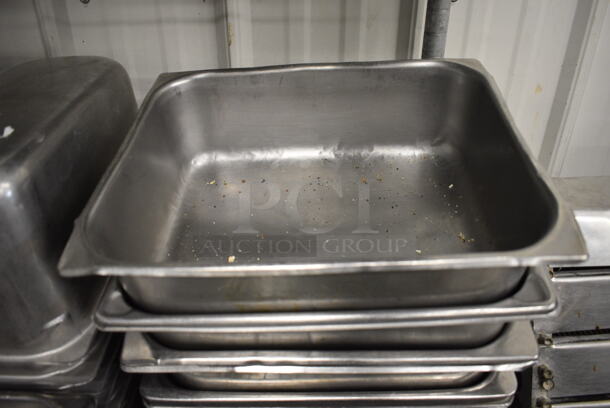 10 Stainless Steel 1/2 Size Drop In Bins. 1/2x4. 10 Times Your Bid! - Image 3 of 3