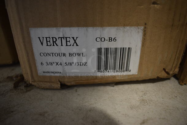 30 BRAND NEW IN BOX! Vertex White Ceramic Bowls. 6.25x4.75x2.5. 30 Times Your Bid! - Image 4 of 5