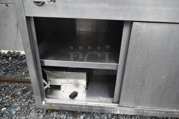 Randell Stainless Steel Commercial Counter w/ Back Splash and Under Shelves. - Image 4 of 6