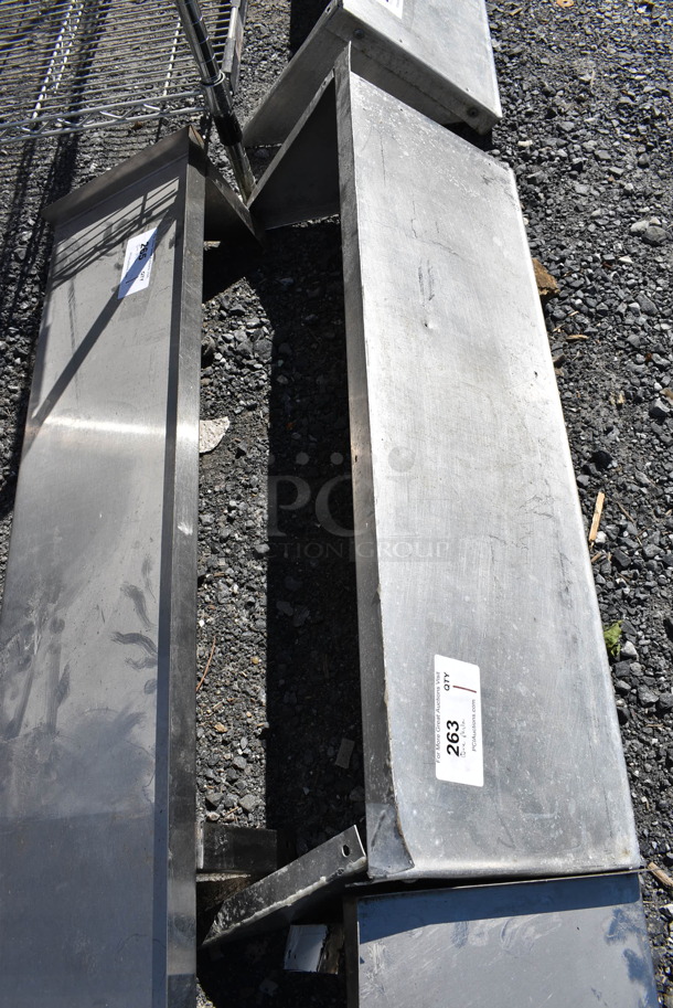 Metal Shelf w/ Wall Mount Brackets. 36x12x13 - Image 2 of 3