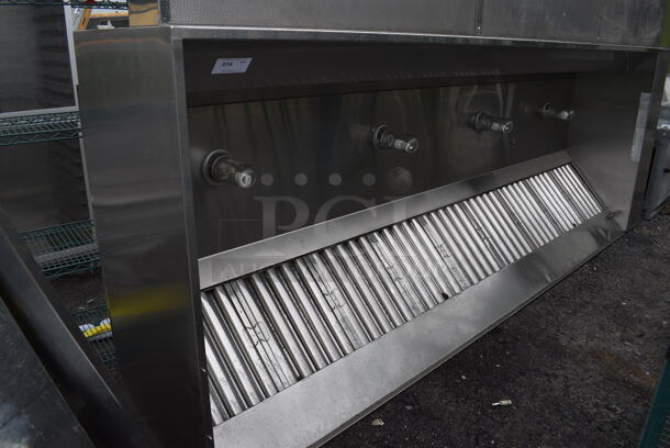 13' CaptiveAire Model 5424 PK-ND-2 Q SELF CONTAINED Stainless Steel Commercial Grease Hood w/ Make Up Air Vent. 156x68x26 - Image 2 of 10