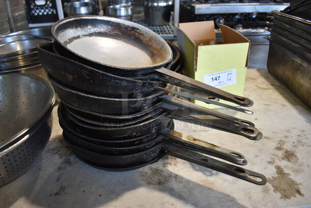ALL ONE MONEY! Lot of Various Items Including Knives, 15 Metal Skillets, 2 Colanders and Various Metal Bowls. - Image 2 of 6