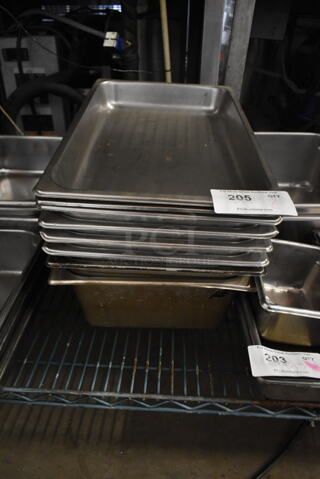 8 Stainless Steel Full Size Drop In Bins. 8 Times Your Bid!