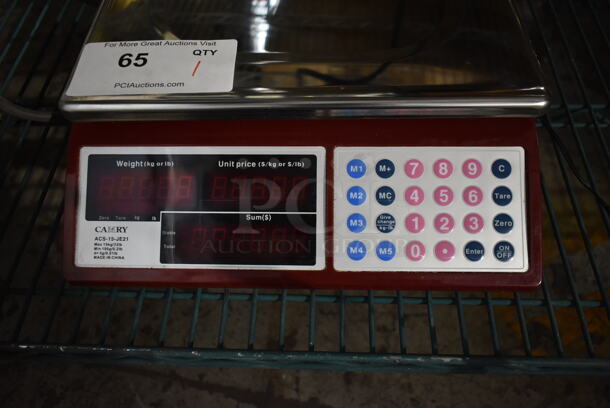 Camry ACS-15-JE21 Metal Countertop 33 Pound Capacity Food Portioning Scale. Tested and Working! - Image 3 of 6