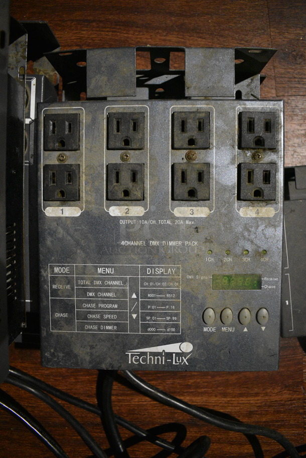7 Various Digital Power Packs Including Elation DP-415, Techni-Lux and American DJ PP-DMX-20L. Includes 8.5x10.5x2. 7 Times Your Bid! (bar) - Image 3 of 7