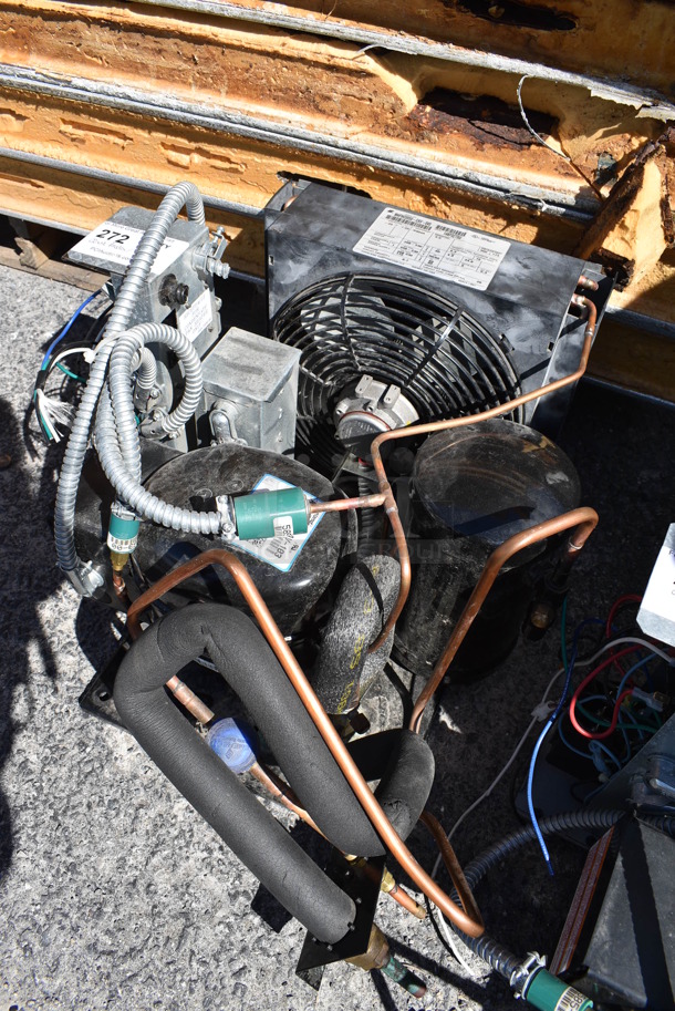 Copeland ASE32C3E-CAV-103 Metal Commercial Compressor. 208/230 Volts, 1 Phase. 19x24x12 - Image 2 of 5