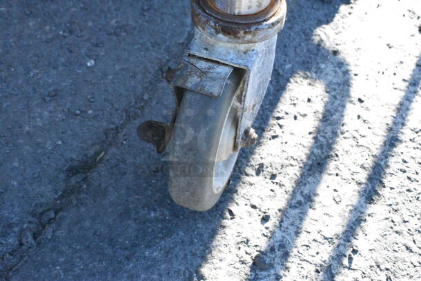 Stainless Steel Table w/ Under Shelf on Commercial Casters. - Image 2 of 5