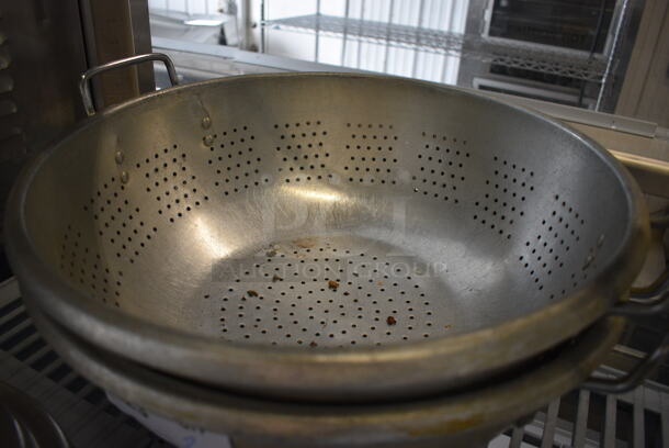 2 Metal Colanders. 19x17x8.5. 2 Times Your Bid! - Image 2 of 2