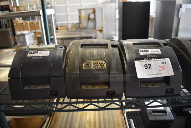 3 Epson M188B Receipt Printers. 6x10x6. 3 Times Your Bid! - Image 2 of 7