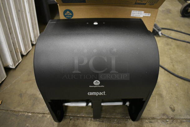 3 BRAND NEW IN BOX! Compaq Gray Poly Wall Mount Toilet Paper Dispensers. 12x8x14. 3 Times Your Bid! - Image 3 of 4