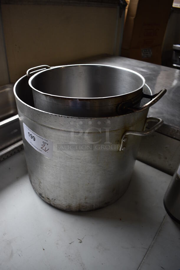 2 Various Stock Pots. Includes 15.5x11.5x10. 2 Times Your Bid! - Image 3 of 3