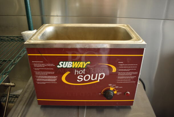 Nemco 6135-SUB Commercial Stainless Steel Electric Countertop Soup Warmer. 120V. Tested and Working!