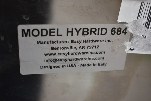 Easy Hardware Hybrid 684 Stainless Steel Commercial Single Bay Portable Sink on Commercial Casters. - Image 5 of 5