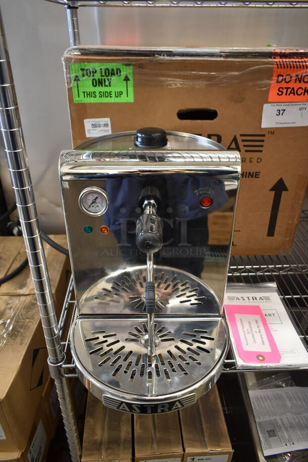 BRAND NEW SCRATCH AND DENT! 2022 Astra STS1300 Stainless Steel Commercial Countertop Milk Steamer Frother. 110 Volts, 1 Phase.  - Image 2 of 8