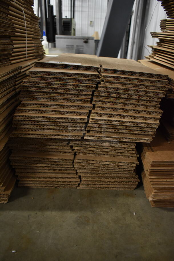ALL ONE MONEY! Lot of 5/20-1 4 Bottle Shipper Cardboard Boxes. 16x23.5 - Image 2 of 4